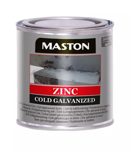 Sinkki kylm=C3=A4galvanointi 250ml, sivelt=C3=A4v=C3=A4 - Metall- och möbelmålningar - 6412490040215 - 1