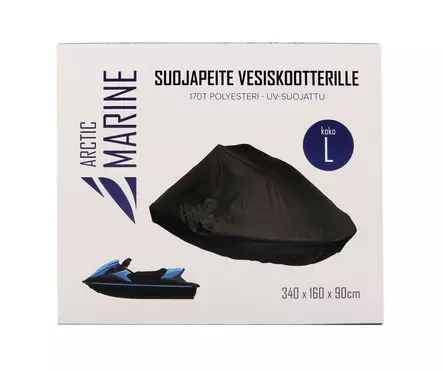 Suojapeite vesiskootterille 170T musta - Bilskyddsöverdrag - 6418536017555 - 1