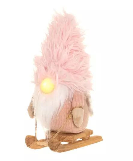 Tonttu ja reki LED valoilla Winteria - Juldekorationer och textilier - 6410416077345 - 2