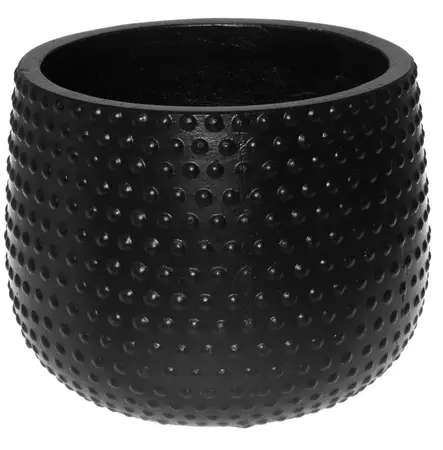 Ulkoruukku Dots 45 x 45 x 35 cm musta - Krukor - 6410413270275 - 1
