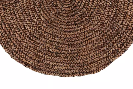 Vesihyasinttimatto ruskea 90 cm - Runda mattor - 6410413289505 - 2