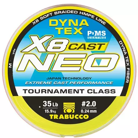 Dyna-Tex Neo X8 Cast 150 m 0,100 mm - Fiskelinor - 8054393178435 - 2