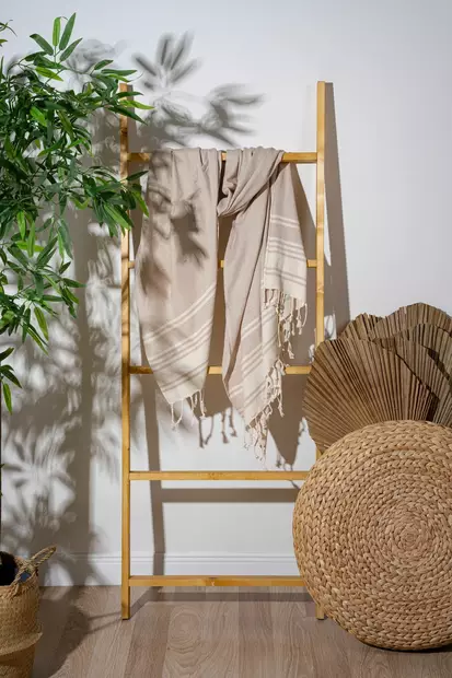 Fouta Mijölnir Beige 60% Bomull 40% Polyester 90x170 cm - Handdukar - 8684283208005 - 2