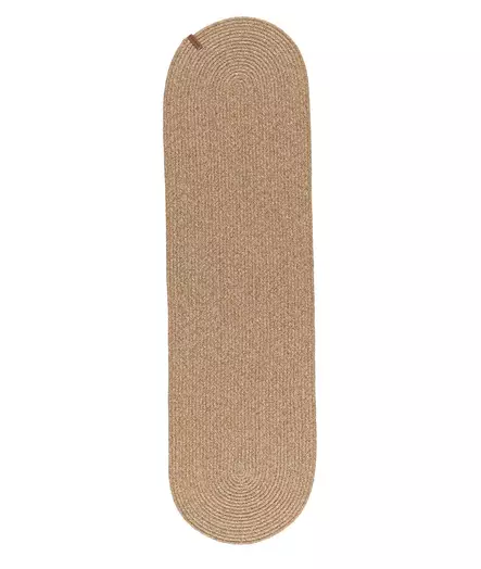 Löpare, naturvit, 136 cm bred, 37 cm djup, handgjord - Dukar och tabletter - 8683743770175 - 1