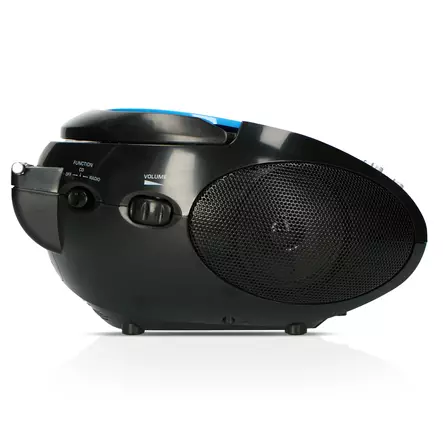 Bärbar FM-radio med CD Blå / Svart - Radioapparater - 8711902028055 - 12