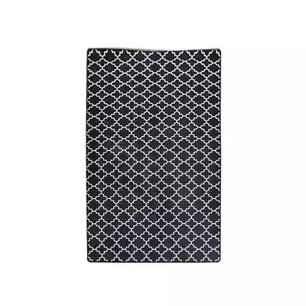 Gångmatta (80 x 200), svart/vit, 80 x 200 cm, antibakteriell, maskintvättbar - Små mattor och gångmattor - 8682870124875 - 1