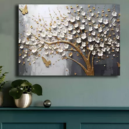 Dekorativ canvastavla, flerfärgad, 70 x 100 cm, lyxig, hållbar - Tavlor och ramar - 8684282626275 - 2