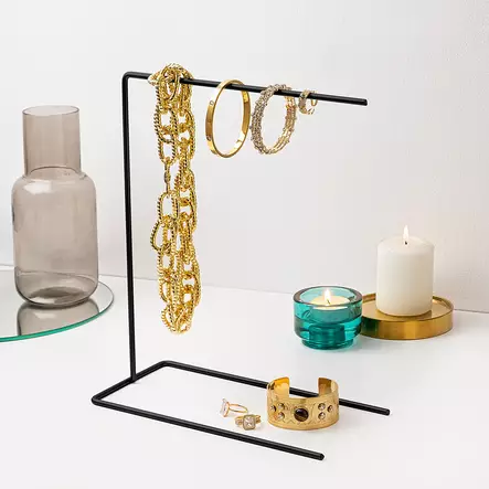 Smyckesställ Aberto Design TK005B Svart Metall 25x30x12 cm - Dekorationer, prydnadsföremål - 8683743997855 - 2