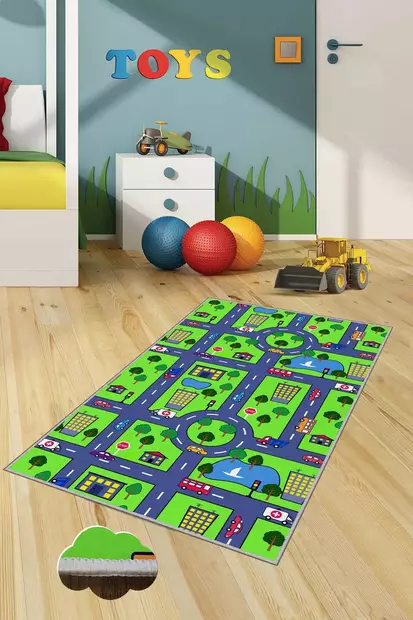Matta Conceptum HMNT458 Flerfärgad Polyester 60x100 cm - Små mattor och gångmattor - 8682870637245 - 2