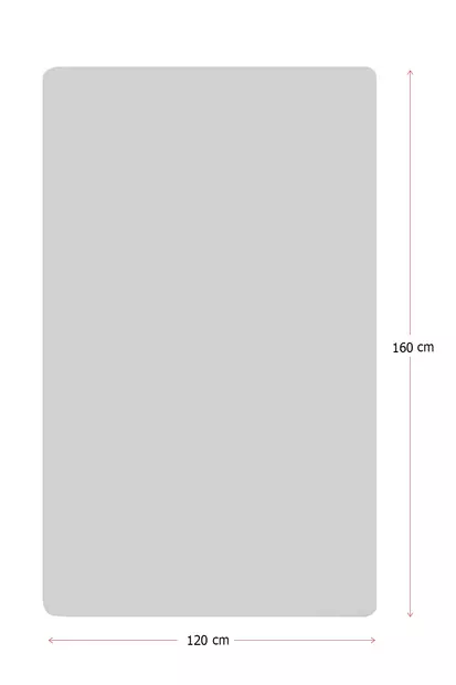 Matta Conceptum Koala Shape Flerfärgad Polyester 120x160 cm - Stora och medelstora mattor - 8681875898125 - 1