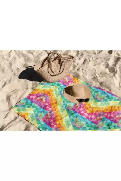 Strandhandduk Mijölnir Flerfärgad Mikrofilament 90x150 cm - Handdukar - 8684282666165 - 1