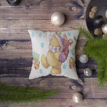 Kuddfodral Aberto Design NYXMAS091 Flerfärgad Polybomull 43x43 cm - Prydnadskuddar - 8683743249855 - 1