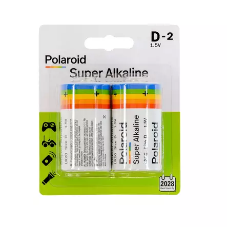 Paristo Polaroid D 2-pack - Alkaliska batterier - 6438168109695 - 2