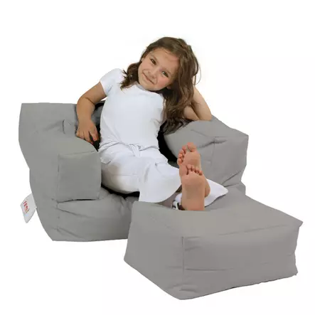 Sittsäck Atelier del Sofa Kids Fume Polyester 35x40x20 cm - Saccosäckar - 8683743039845 - 1
