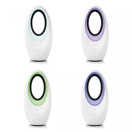 Bladlös fläkt | Strömadapter | 50 W | Svängning | Fjärrkontroll | Stäng av timer: 7.5 h | 3 hastighetsinställning | Vit - Nedis produkter - 5412810475735 - 15