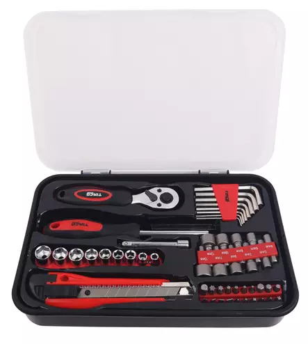 Timco 61-delars verktygssats för hemmabruk - Verktygssatser - 6438014417165 - 1