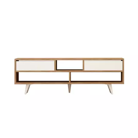 TV-bänk Hanah Home Glasgow Ek Spånskiva 140x52x35 cm - TV-bänkar - 8681875078275 - 1