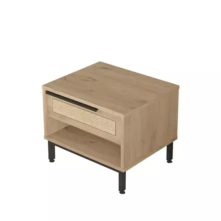 Sängbord Hanah Home On14 Su Valnöt Spånskiva 53,6x42,4x44,5 cm - Nattduksbord - 8684282369585 - 1