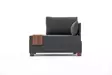 Fåtölj Atelier del Sofa Fly Right Antracit Polyester och Bomull 100x75x80 cm - Soffor - 8682870869165 - 6