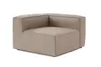 Fåtölj Atelier del Sofa Fora L1 Brun Linne 107x105x66 cm - Soffor - 8684282422365 - 2