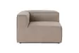 Fåtölj Atelier del Sofa Fora L1 Brun Linne 107x105x66 cm - Soffor - 8684282422365 - 1