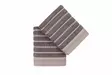 Handduk Set Mijölnir Svart Krämvit 100% Bomull 50x90 cm 2 Delar - Handdukar - 8681181304365 - 4