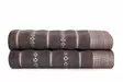 Handduk Set Mijölnir Svart Krämvit 100% Bomull 50x90 cm 2 Delar - Handdukar - 8681181304365 - 3
