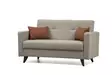 2-sits bäddsoffa Atelier del Sofa Polya Beige Tyg 151x75x86 cm - Bäddsoffor - 8683742755395 - 4