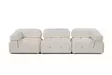 3-sits soffa Atelier del Sofa Bubble 3 L1-O1-1R V2 Vit Bouclé 288x95x75 cm - Soffor - 8684282596035 - 1
