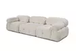 3-sits soffa Atelier del Sofa Bubble 3 L1-O1-1R V2 Vit Bouclé 288x95x75 cm - Soffor - 8684282596035 - 5