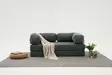 3-sits soffa Atelier del Sofa Comfort Grön Chenille 190x95x75 cm - Soffor - 8684283436255 - 2