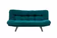 3-sits bäddsoffa Atelier del Sofa Misa Petrolgrön Mjuk Easy Clean Tyg 175x110x40 cm - Bäddsoffor - 8683342977975 - 4