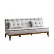 3-sits bäddsoffa Atelier del Sofa Fuoco Cream Linne 180x80x78 cm - Bäddsoffor - 8681875323825 - 1