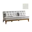 3-sits bäddsoffa Atelier del Sofa Fuoco Cream Linne 180x80x78 cm - Bäddsoffor - 8681875323825 - 7