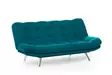 3-sits bäddsoffa Atelier del Sofa Misa Petrolgrön Mjuk Tyg 200x105x95 cm - Bäddsoffor - 8681875401615 - 5