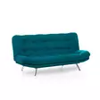 3-sits bäddsoffa Atelier del Sofa Misa Petrolgrön Mjuk Tyg 200x105x95 cm - Bäddsoffor - 8681875401615 - 1