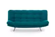 3-sits bäddsoffa Atelier del Sofa Misa Petrolgrön Mjuk Tyg 200x105x95 cm - Bäddsoffor - 8681875401615 - 4