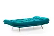 3-sits bäddsoffa Atelier del Sofa Misa Petrolgrön Mjuk Tyg 200x105x95 cm - Bäddsoffor - 8681875401615 - 6