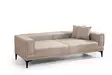 3-sits bäddsoffa Atelier del Sofa Horizon Ljusbrun Polyester 230x95x77 cm - Bäddsoffor - 8684282484905 - 9