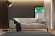 3-sits bäddsoffa Atelier del Sofa Horizon Ljusbrun Polyester 230x95x77 cm - Bäddsoffor - 8684282484905 - 2
