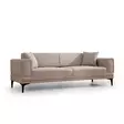 3-sits bäddsoffa Atelier del Sofa Horizon Ljusbrun Polyester 230x95x77 cm - Bäddsoffor - 8684282484905 - 1