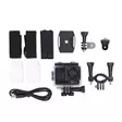 Action Kamera | Dubbel Skärm | 1080p@30fps | 12 MPixel | Vattentät upp till: 30.0 m | 70 min | Wi-Fi | App tillgänglig för: Android / IOS | Fästen ingår | Svart - Actionkameror och tillbehör - 5412810448715 - 75