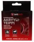 Akryyliteippi 2-puoleinen 25mm - Byggtejp - 6418536023815 - 2