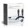 Aktiva optiska High Speed HDMI kabel med Ethernet | HDMI Kontakt | HDMI Kontakt | 4K@60Hz | 18 Gbps | 15.0 m | Rund | PVC | Svart | Presentbox - HDMI-kablar - 5412810318155 - 69