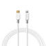 Lightning Kabel | USB 2.0 | Apple Lightning, 8-stifts | USB-C Hane | 480 Mbps | Guldplaterad | 1.00 m | Rund | PVC | Vit | Låda - Blixtkablar - 5412810312955 - 2