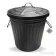 Hink med lock 25 liter svart - Hinkar och baljor - 6438168112305 - 1