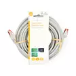 CAT6 Nätverkskabel | RJ45 hane | RJ45 hane | S/FTP | 10.0 m | Rund | LSZH | Grå | Label - Dator och nätverk - 5412810423545 - 66