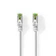 CAT7 nätverkskabel | S/FTP | RJ45 hane | RJ45 hane | 1.00 m | Snagless | Rund | LSZH | Vit | Låda - Dator och nätverk - 5412810349135 - 1