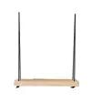 Vägghylla Hanah Home Aa055 Valnöt Massivt Trä 40x50x13 cm - Vägghyllor - 8681875072525 - 2