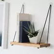 Vägghylla Hanah Home Aa055 Valnöt Massivt Trä 40x50x13 cm - Vägghyllor - 8681875072525 - 1